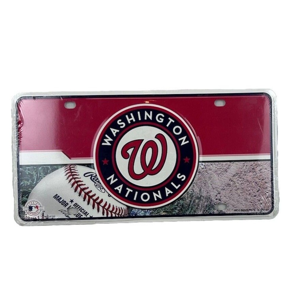 Washington Nationals MLB License Plate New Sealed MTG5702